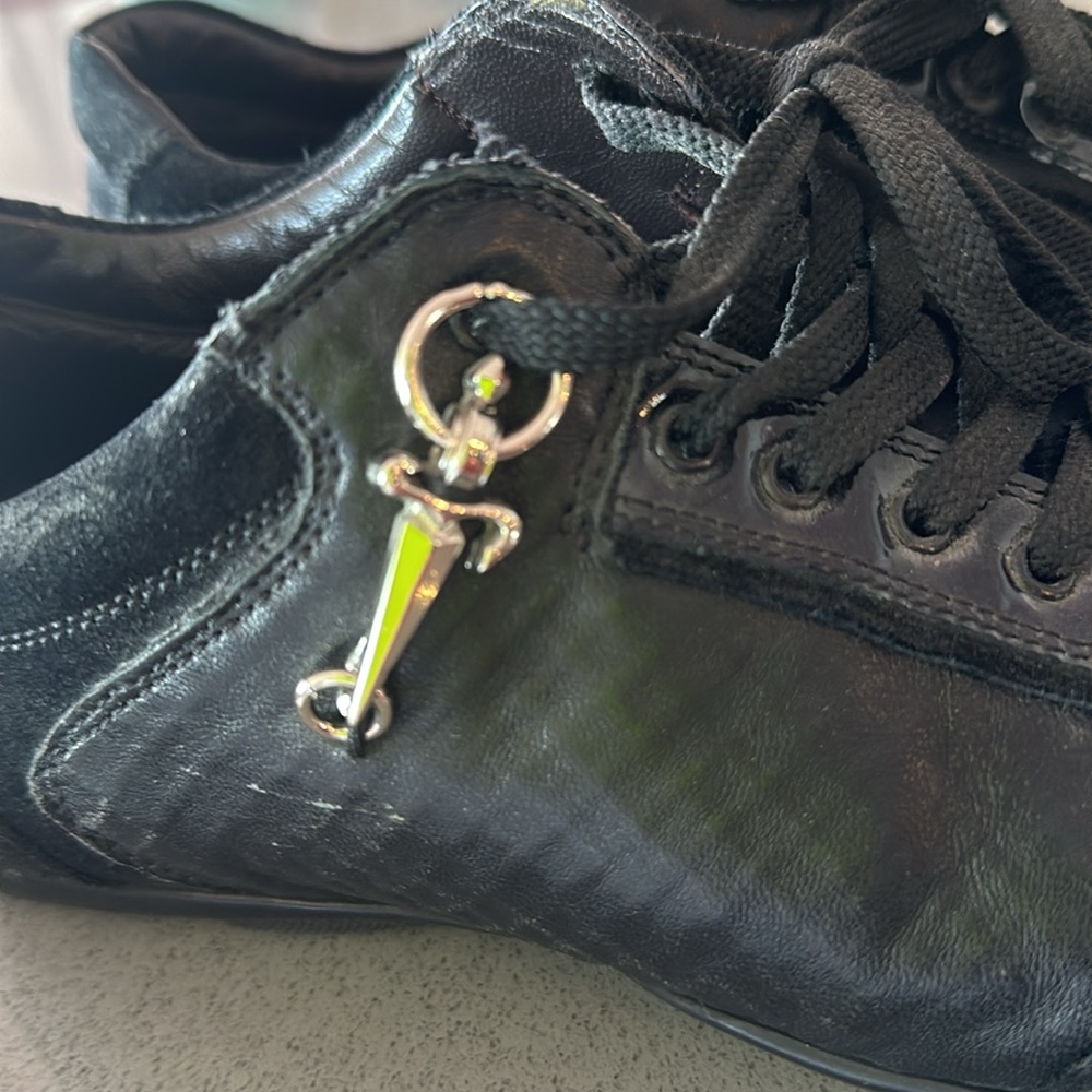 Paciotti sneakers, black with silver hardware size 42 European men’s